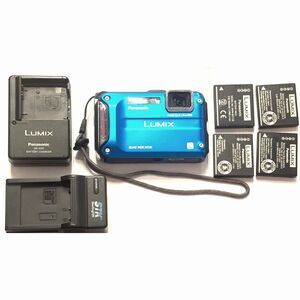 Panasonic Lumix TS4 12.1MP Waterproof Digital Camera w/4.6x Optical Zoom Bundle